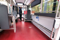 Emplacement Personnes à Mobilité Réduite Bus électrique VDL CITEA | Photo Bernard Tocheport