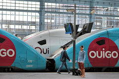 Motrices OUIGO et inOui les 2 gammes de TGV gare Saint Jean | photo 33-bordeaux.com