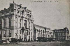 Carte Postale de la Gare du Midi ayant voyagé en 1917 | Collection personnelle