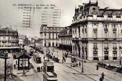 Carte Postale de la Gare du Midi en 1923 | Collection personnelle