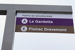 Tram de Bordeaux Porte de Bourgogne lignes A et E | Photo Bernard Tocheport