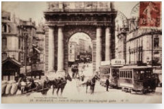 Bordeaux tramway porte de Bourgogne en 1922 -  33-bordeaux.com