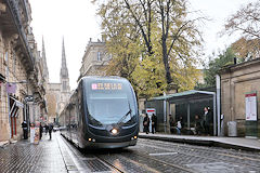 Bordeaux tram ligne B destination Berges de la Garonne | Photo Bernard Tocheport