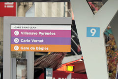 Bordeaux tram gare Saint Jean ligne F destination Gare de Bègles | Photo Bernard Tocheport