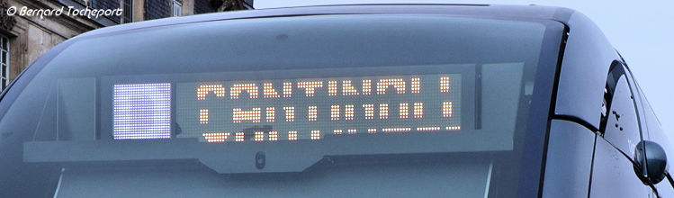 Tram ligne D à destination d'Eysines Cantinolle | Photo Bernard Tocheport
