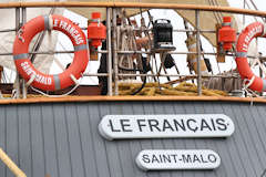 Saint Malo port d'attache du voilier Le Français | Photo Bernard Tocheport
