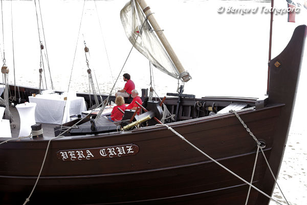 Proue de la Vera Cruz Caravelle du Portugal à Bordeaux | Photo Bernard Tocheport