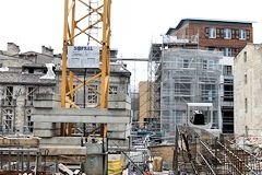 Promenade Sainte Catherine : construction rue Porte Dijeaux -  photo 33-bordeaux.com
