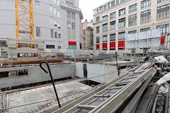 Promenade Sainte Catherine : construction face aux Galeries Lafayette -  photo 33-bordeaux.com