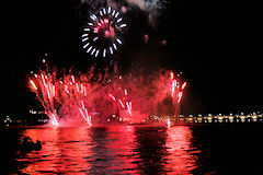 Bordeaux les Feux du Dragon spectacle pyrotechnique Groupe F | Photo Bernard Tocheport