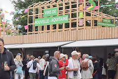 Bordeaux Fête le Vin 2024 pavillon des vins de Nouvelle Aquitaine | Photo Bernard Tocheport