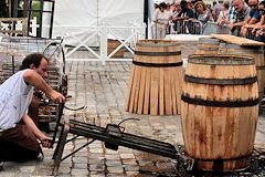 Bordeaux fête le vin 2014 : Fabrication d'une barrique