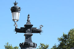 Bordeaux état lampadaire du monument aux Girondins | Photo Bernard Tocheport