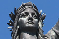 Bordeaux portrait de l'Ange de la Liberté du monument aux Girondins | Photo Bernard Tocheport