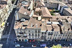 Bordeaux angle de place Pey Berland avec la rue Dufour Dubergier | Photo Bernard Tocheport 