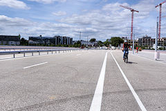 Bordeaux voies de circulation du pont Simone Veil | Photo Bernard Tocheport