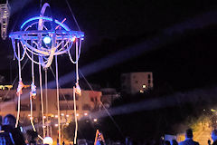 Bordeaux spectacle Galiléo de Deus ex machina inauguration  pont Simone Veil | Photo Bernard Tocheport