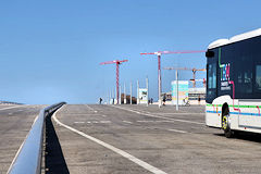 Bordeaux voie réservée aux bus du pont Simone Veil | Photo Bernard Tocheport