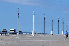 Bordeaux lampadaires du pont Simone Veil | Photo Bernard Tocheport