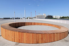 Bordeaux aménagement détente du pont Simone Veil | Photo Bernard Tocheport