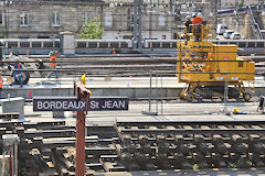 Gare Saint Jean Bordeaux construction de nouvelles voies | photo 33-bordeaux.com