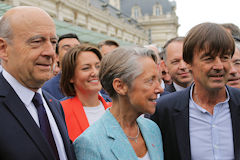 Inauguration LGV Paris Bordeaux : Alain Juppé, Elisabeth Borne et Nicolas Hulot | photo 33-bordeaux.com