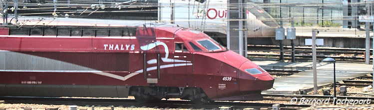 Train Thalys à Bordeaux Gare Saint Jean | Photo Bernard Tocheport