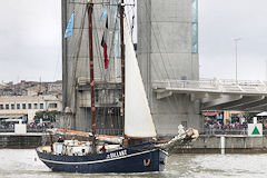 De Gallant Goélette deux mâts à Bordeaux | Photo Bernard Tocheport