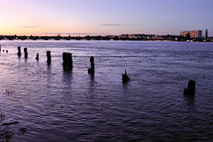Coucher de soleil sur la Garonne à Bordeaux -  photo 33-bordeaux.com