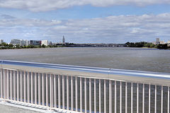 Bordeaux pont Simone Veil balcon sur la Garonne | Photo Bernard Tocheport
